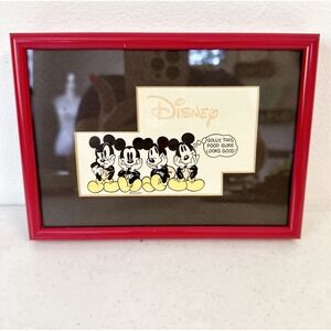 Disney Animation Mickey Mouse‎ Framed Golly This Food Sure Looks Good Framed Pic
